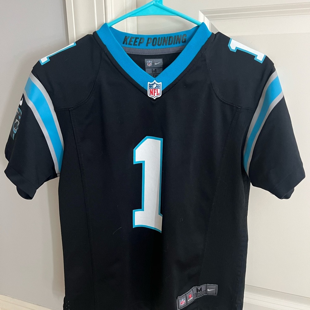 Black and Blue Youth NFL Jersey - Cam Newton Carolina Panthers